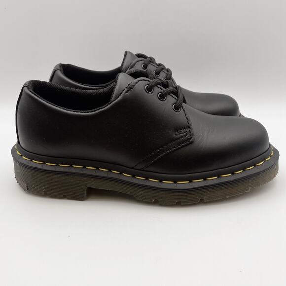 Dr. Martens Work 1461 Shoes Womens US 5 EU 36 Black Leather WR SR NIB - Picture 4 of 13
